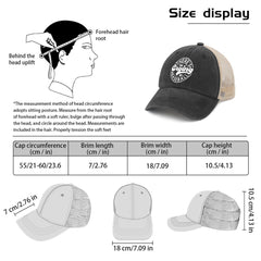 Right side profile of the cap