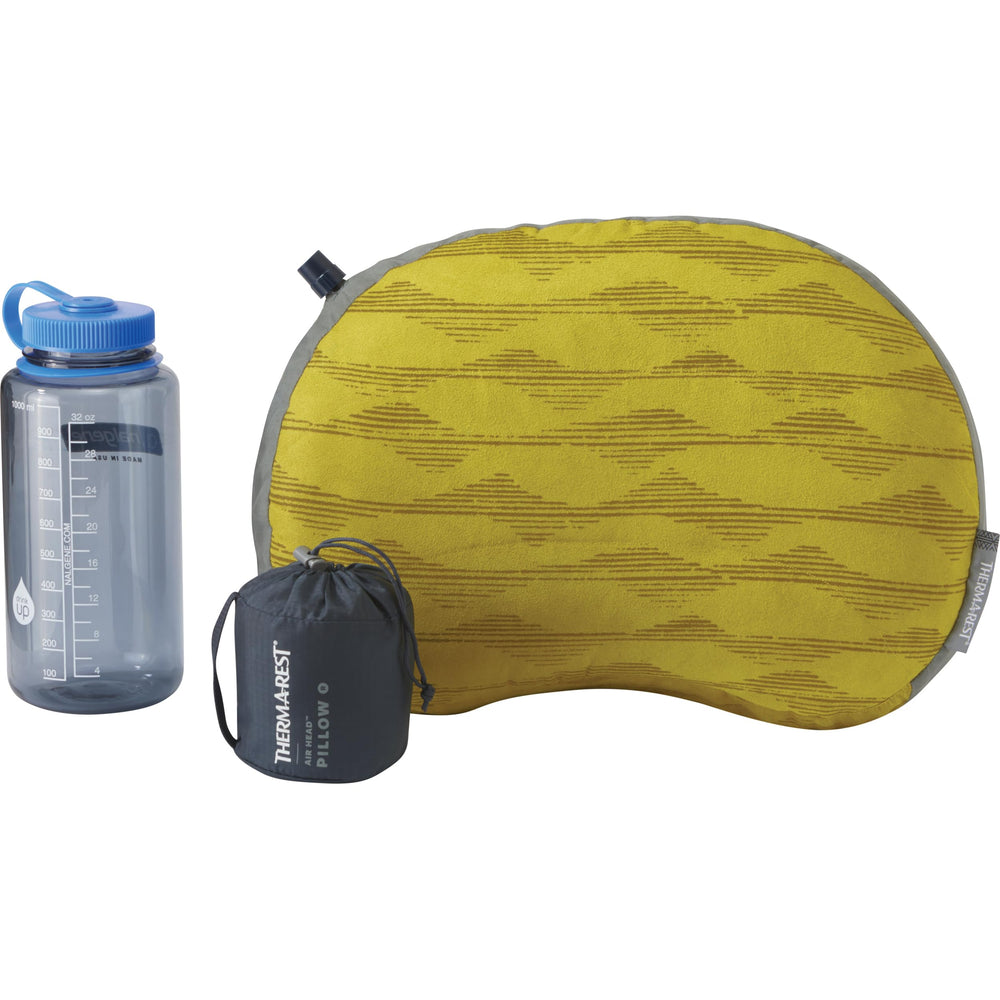 Therm-a-Rest Air Head pillow with non-slip bottom for stable placement anywhere