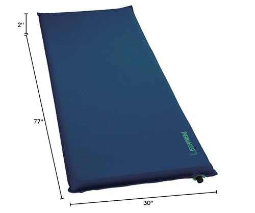 In-use camping scene with Poseidon Blue BaseCamp on rugged ground