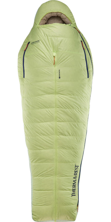 Therm-a-Rest Boost 650 WarmZip activation demonstrates insulation reallocation for added warmth.
