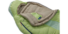 Therm-a-Rest Boost 650 draft collar and zipper tube keep cold drafts out.