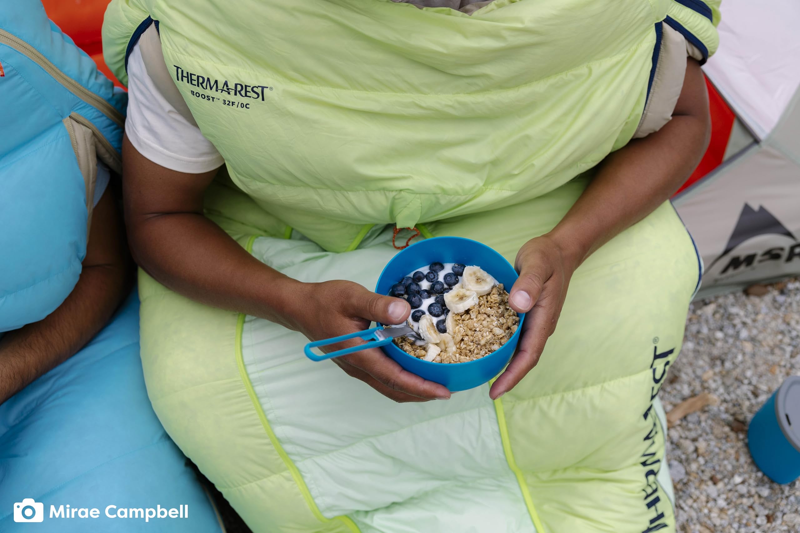 Therm-a-Rest Boost 650 packs compactly into the included stuff sack.