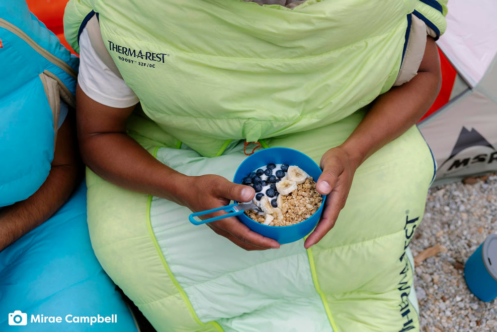 Therm-a-Rest Boost 650 packs compactly into the included stuff sack.