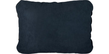 Therm-a-Rest compressible Cinch Pillow large Outerspace packaged for travel comfort