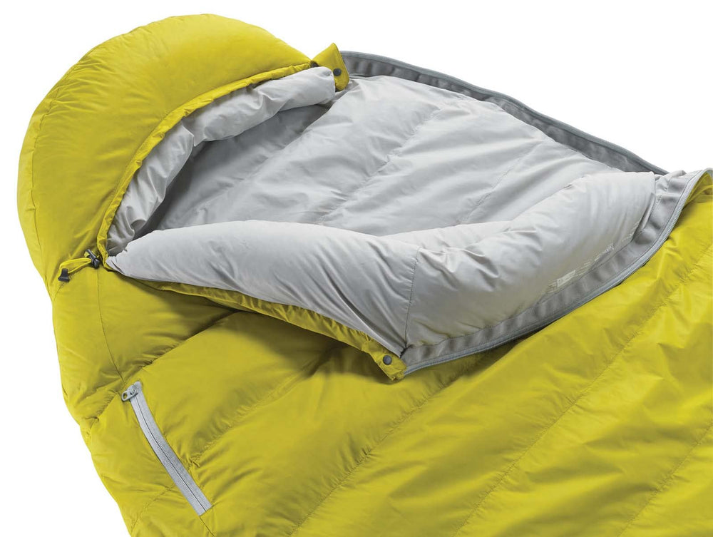 Therm-a-Rest Parsec heat mapped insulation highlighting targeted warmth zones.
