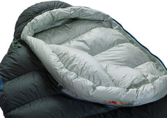 Therm-a-Rest Hyperion box-baffles maximize loft and minimize cold spots.