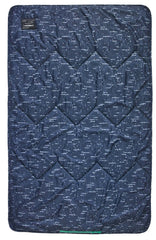 Therm-a-Rest Juno blanket packed compact for easy carry and travel.