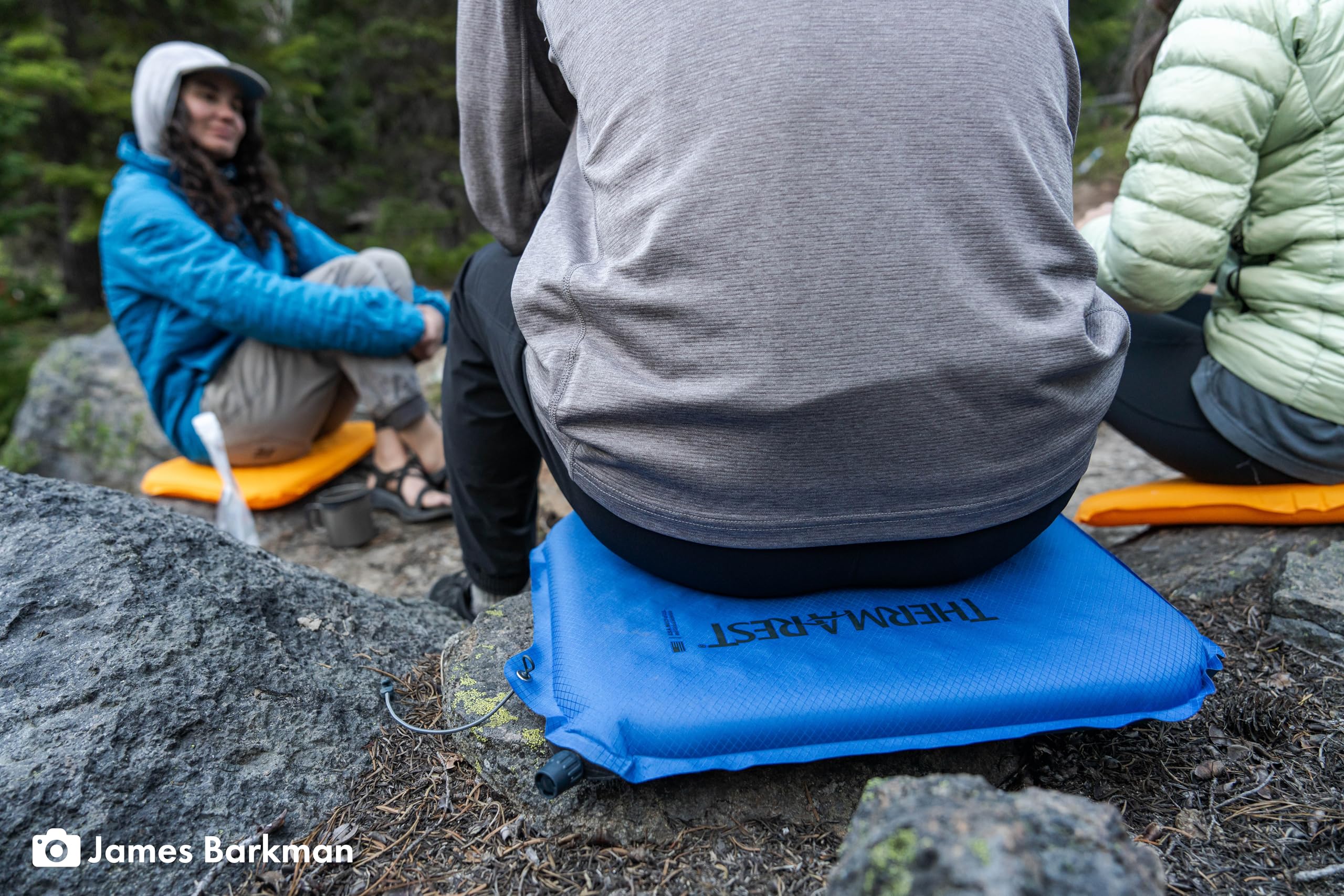 Therm-a-Rest Lite Seat with integrated bungee keeps it tight when packed.