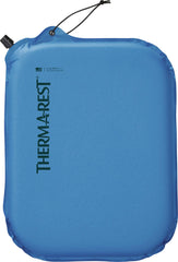 Therm-a-Rest Lite Seat rolled in pack showcases ultralight portability for travel and quick rests.
