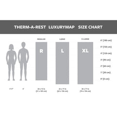 Premium foam core of LuxuryMap contours to support areas
