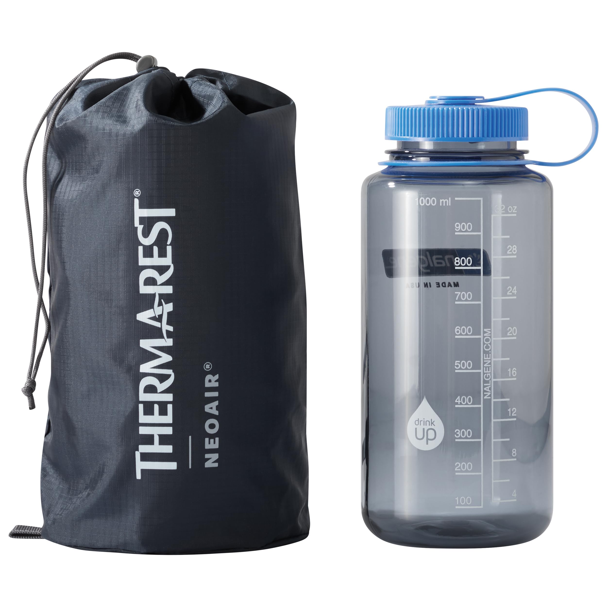 Therm-a-Rest NeoAir Venture packed size showing 9x5x5 inches for backpacking