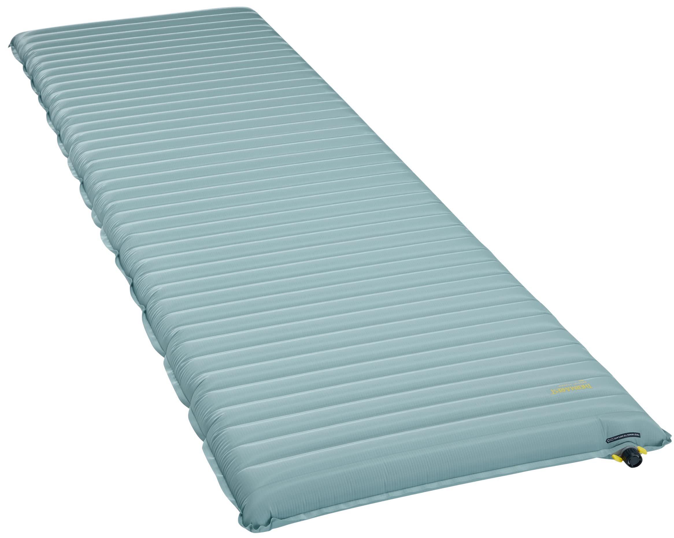 Therm-a-Rest NeoAir XTherm NXT MAX Neptune Regular Wide in-pack setup for ultralight warmth