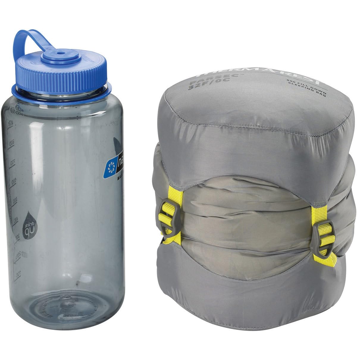 Therm-a-Rest Parsec 32F recycled nylon shell keeps the bag lightweight.