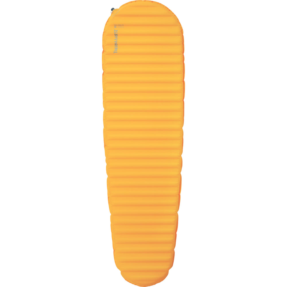 Therm-a-Rest Trail ProLite StrataCore construction showing foam ridges and air pockets for warmth.