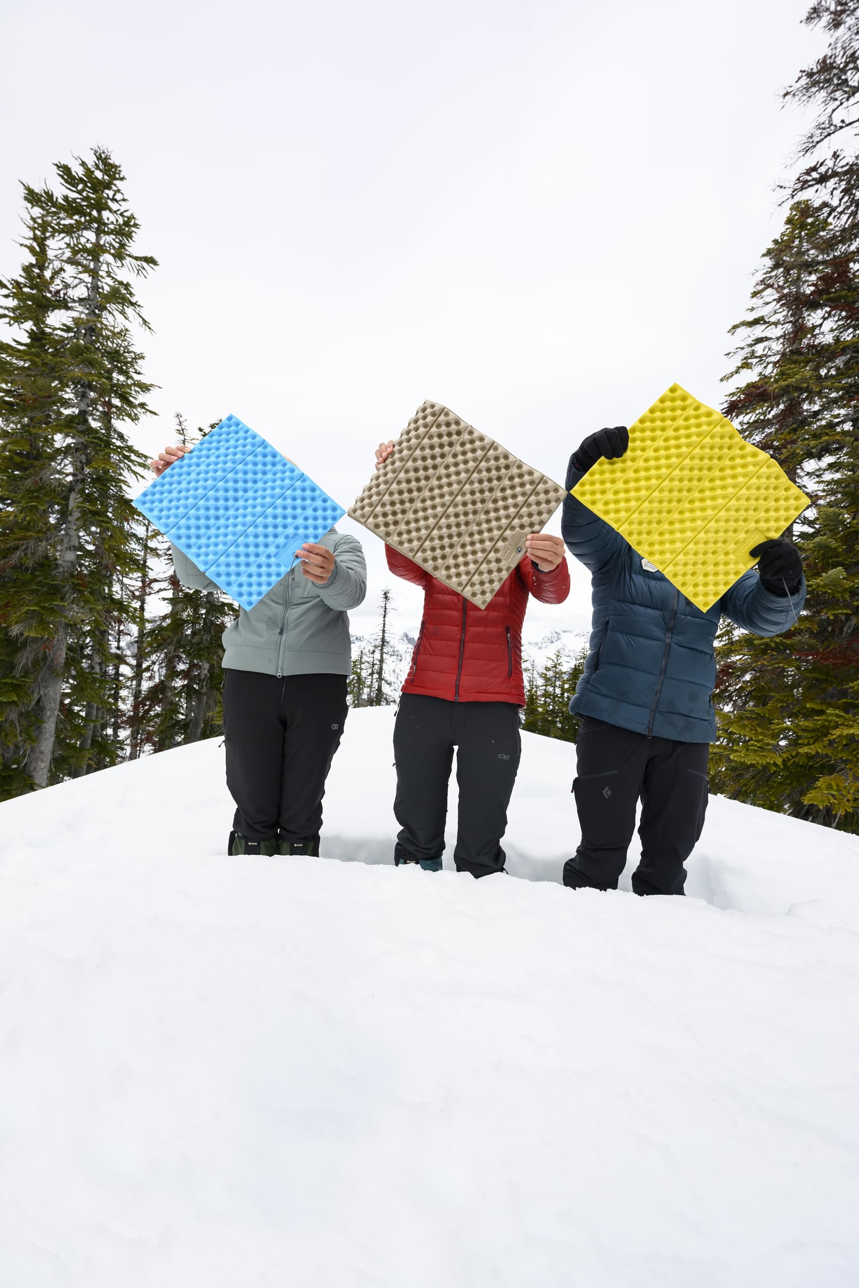 Therm-a-Rest Z Seat open accordion style provides comfortable seating on trails and events
