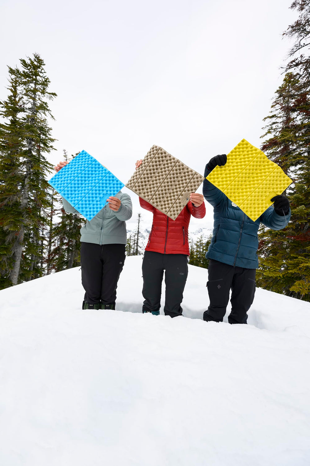 Therm-a-Rest Z Seat open accordion style provides comfortable seating on trails and events