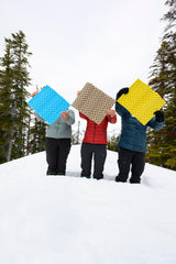 Therm-a-Rest Z Seat open accordion style provides comfortable seating on trails and events