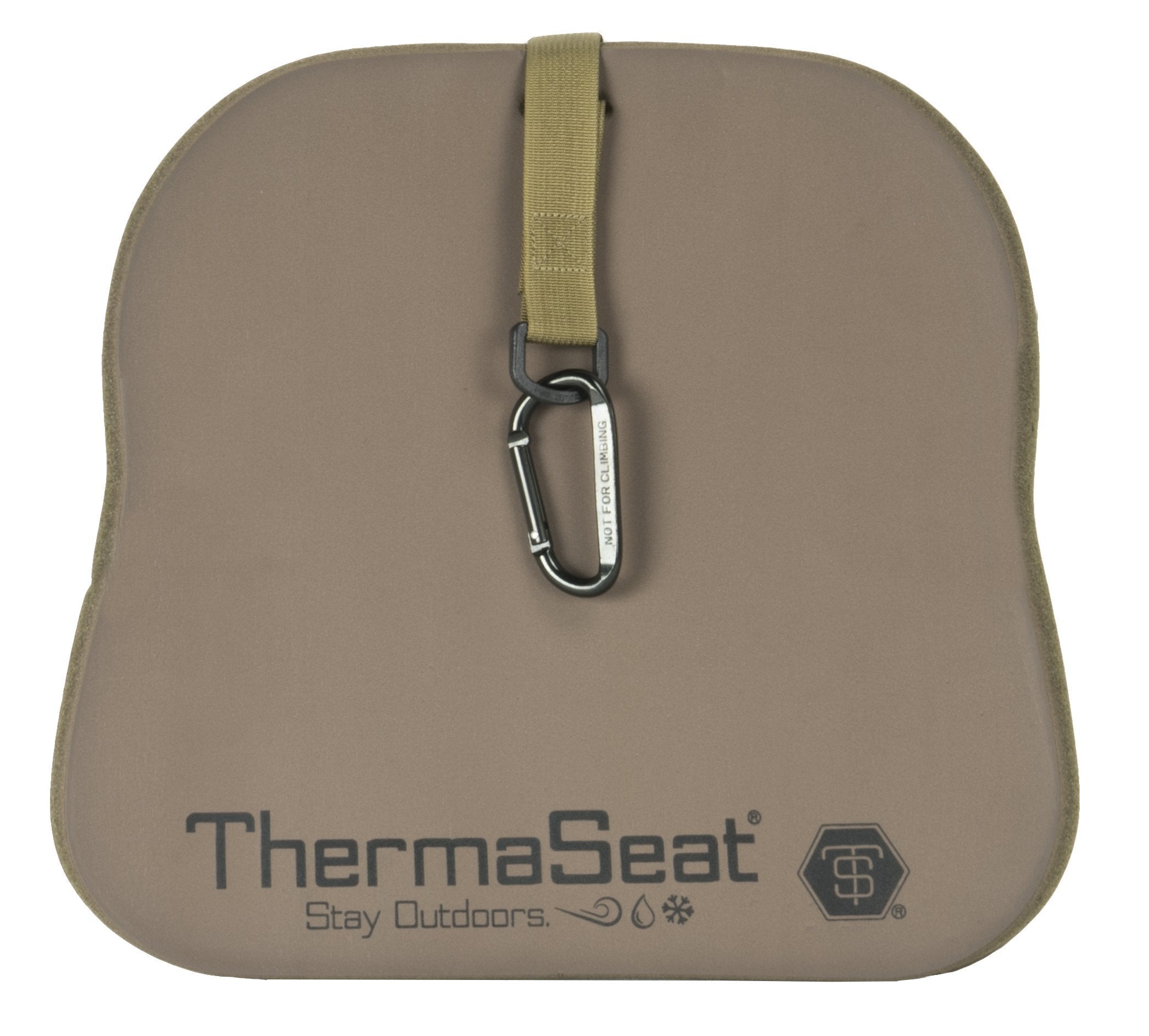 Therm-a-Seat Predator Realtree Edge soft fabric closeup emphasizes quiet, comfortable seating.