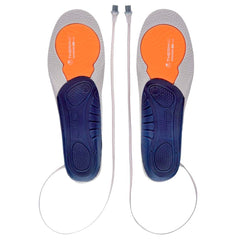 Therm-ic 3D heated insoles cut to size for a snug, customized fit.