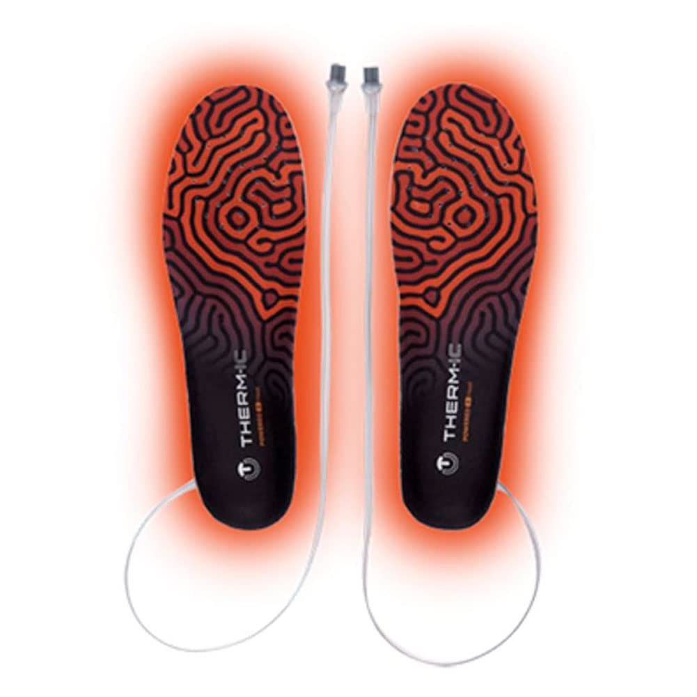 Therm-ic 3D heated insoles suited for ski boots to support stability.