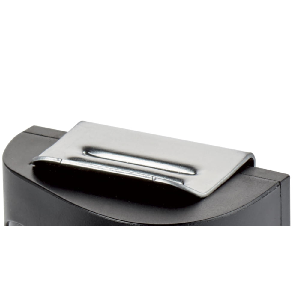 Therm-ic C-Pack clip closeup highlighting bolt-free attachment for quick use