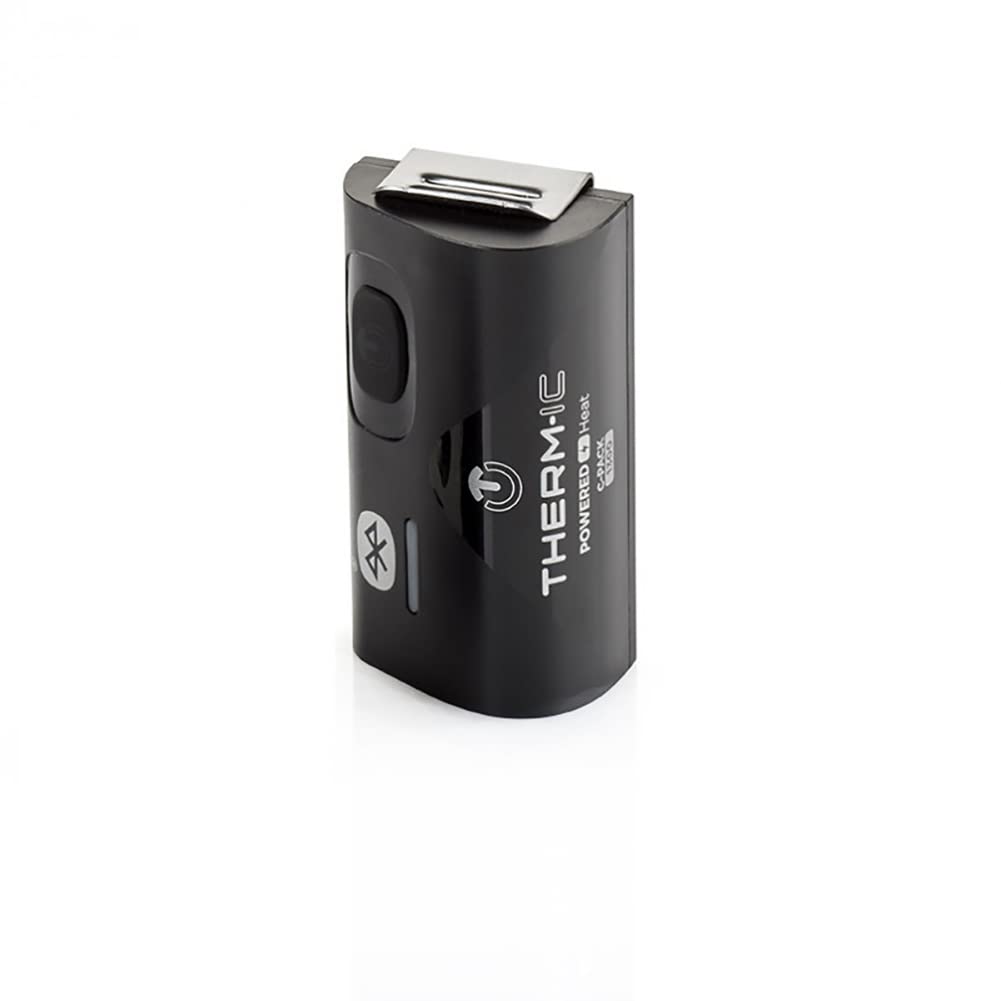 Therm-ic Outdoor Ultra Warm 1300B battery in use delivering foot warmth on a cold hike