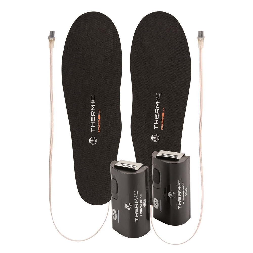 Therm-ic Heat Flat insoles placed in a snow boot for instant warmth