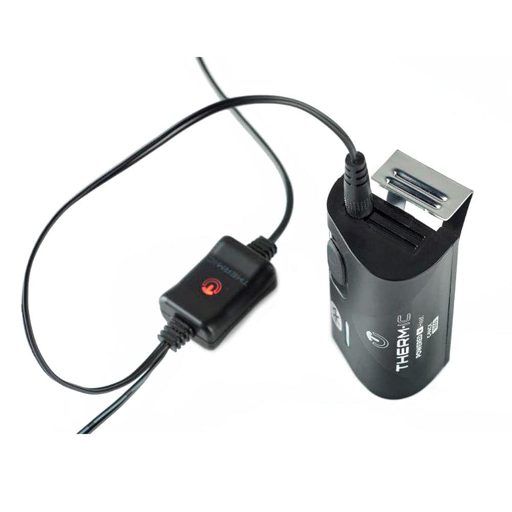 Therm-ic USB charger included for quick on-the-go recharging