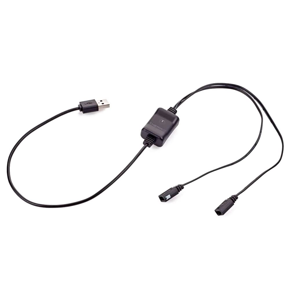 Therm-ic USB charging cable for Powergloves powering warmth while traveling
