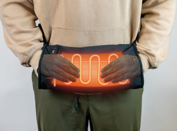 ThermalStep electric hand-warmer pouch top view offers compact warmth on demand.