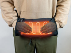 ThermalStep electric hand-warmer pouch top view offers compact warmth on demand.