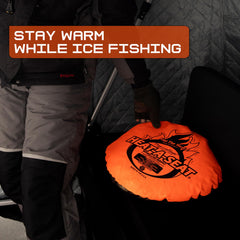 Lightweight hunting seat cushion by Thermaseat for outdoor use