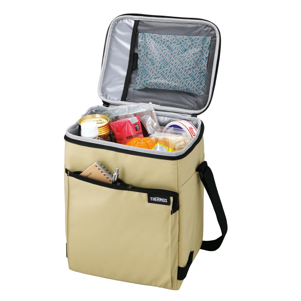 Thermos RFD-0151 soft cooler folded compact view, showcases compact storage.