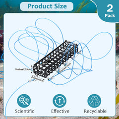 Compact, stackable crab traps for easy transport