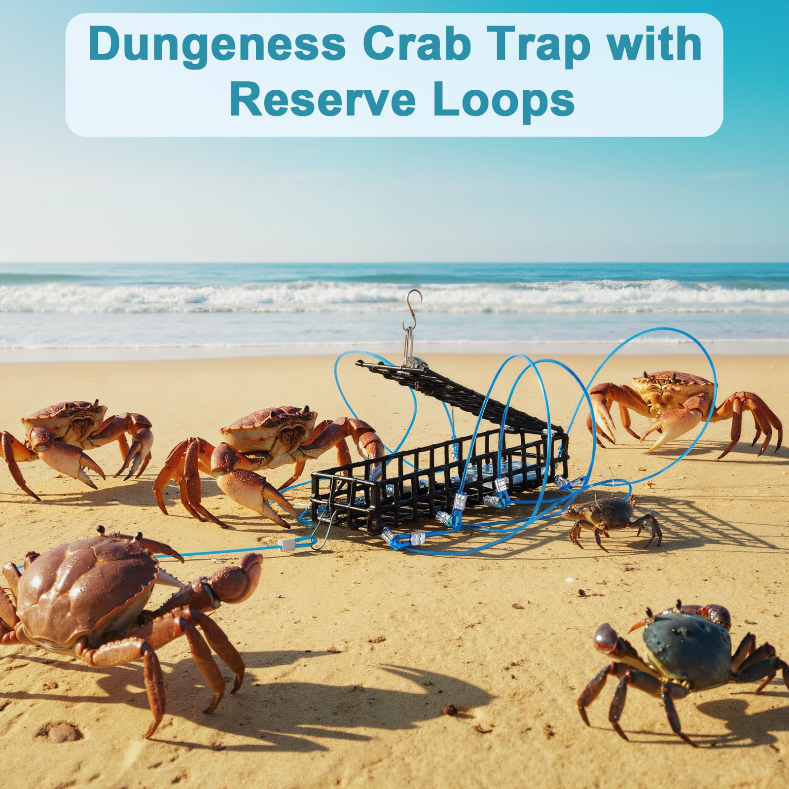 Therwen dual-pack crab traps offer versatile crabbing on pier or shore.