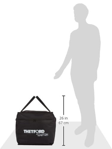 Two sturdy handles on Thetford Porta Potti bag for easy carrying.