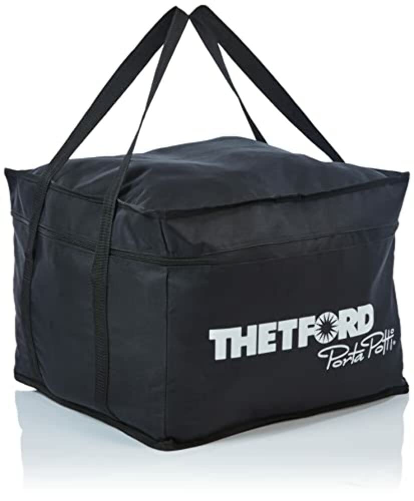 Thetford Porta Potti carrying bag has two handles for easy carrying.