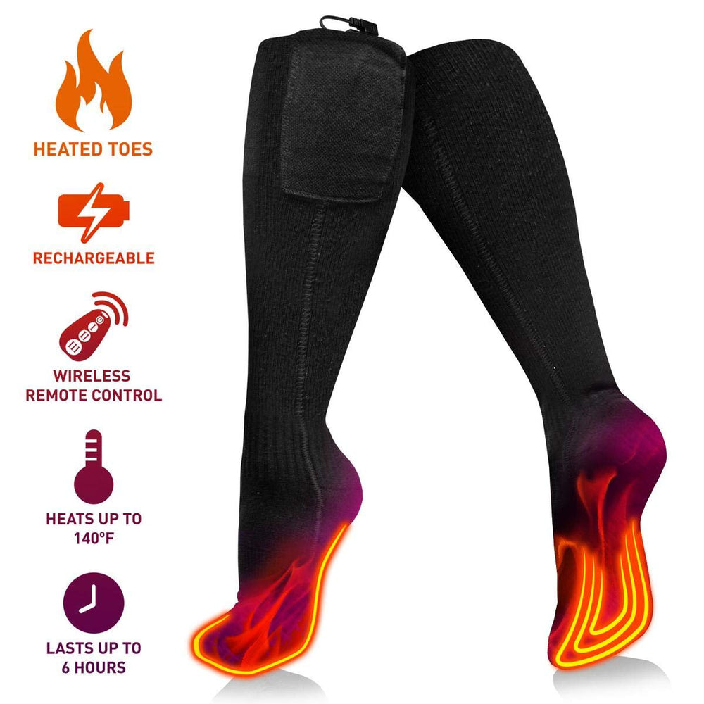 The Warming Store Aheata socks dual charger kit for easy recharges.
