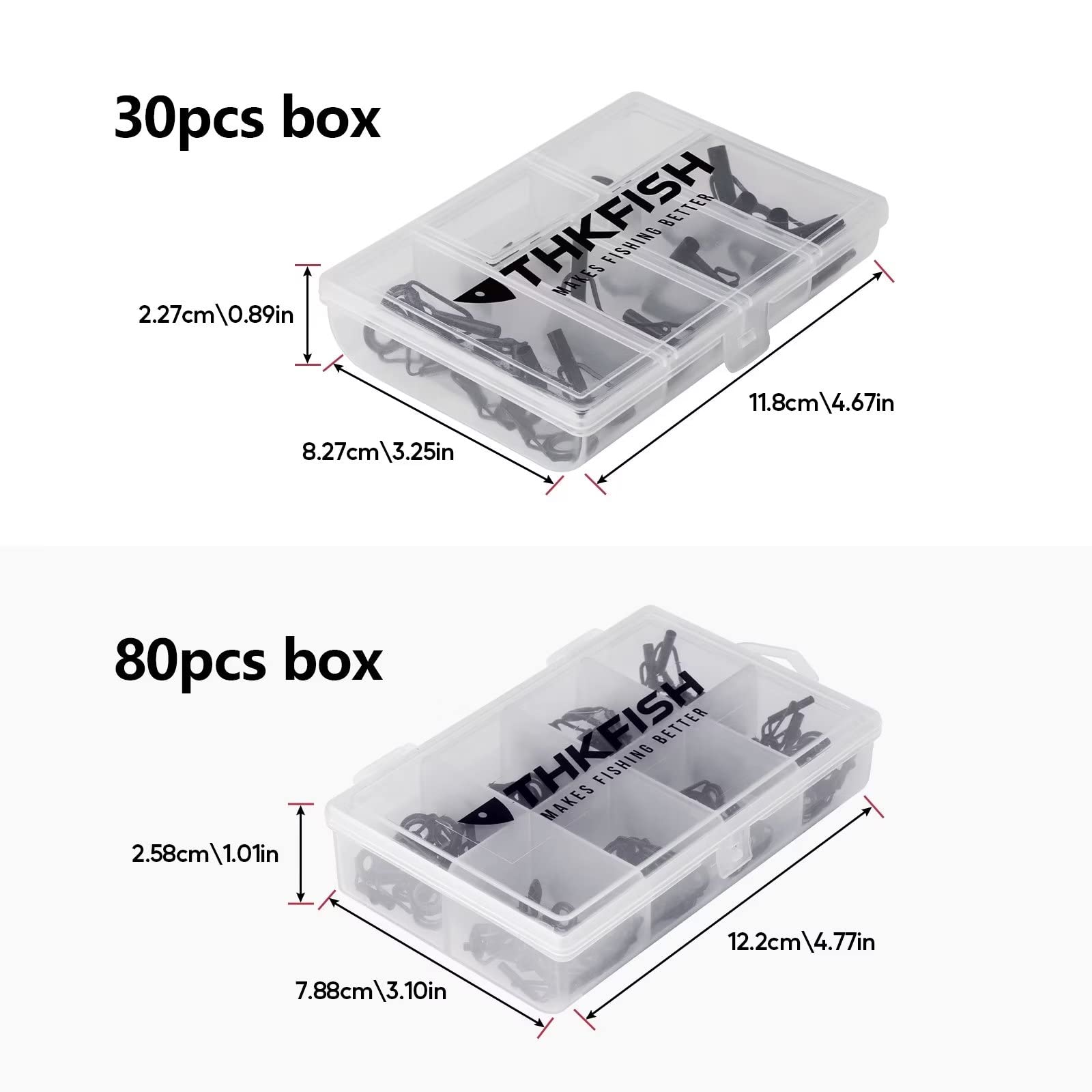 THKFISH rod tip repair kit suited for saltwater and freshwater.