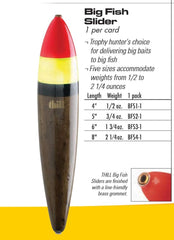 Thill BFS1-1 GM Big Fish Slider yellow improves deep-water presentation for catfish