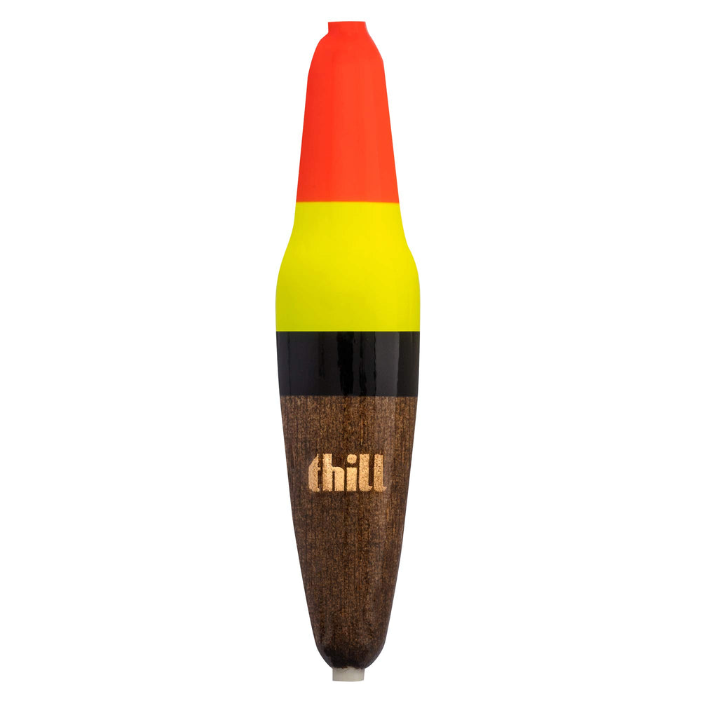 Thill Center Slider Float in red, yellow, and black with high visibility for tracking depth.