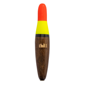 Thill Center Slider Float in red-yellow-black for versatile river and lake jigging.
