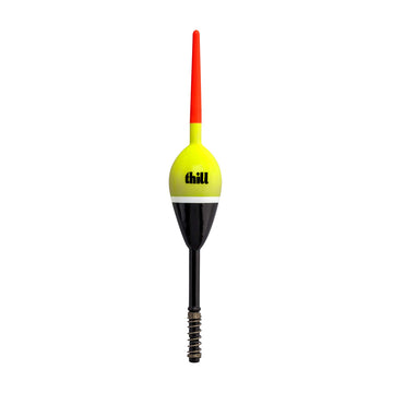 Thill Night 'N Day Glow Float bobber with glow finish boosts visibility for day and night fishing.