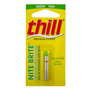 Thill Nite Brite Green glow improves float visibility on stormy water