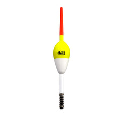 Thill oval spring float 7/8 inch with high-visibility top aids bite detection.