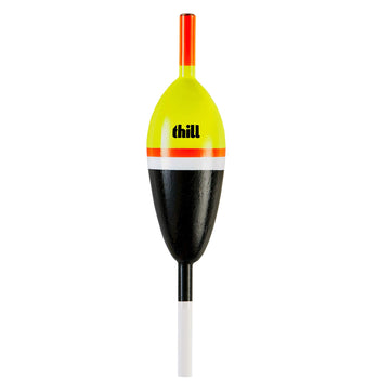 Thill Pro Series slip float front view with high-visibility top for easy bite detection from a distance