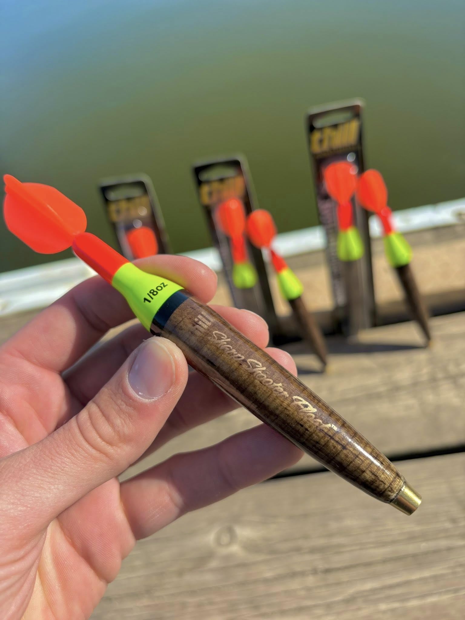 Thill Sharpshooter Float medium in action during long-distance casting