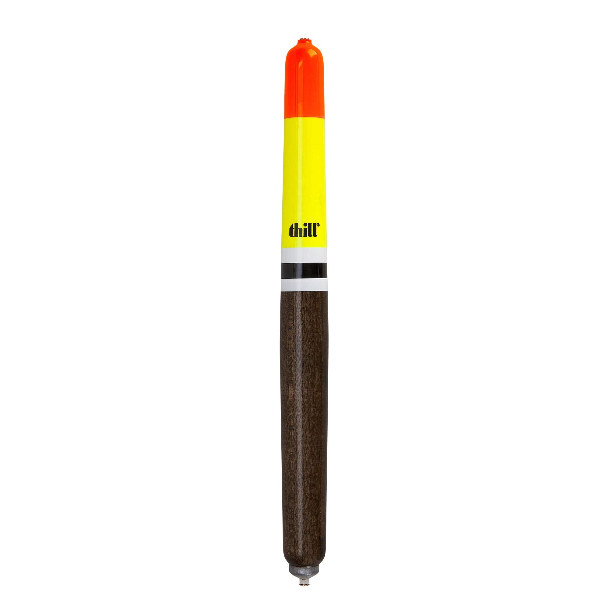 Thill Weighted Balsa Pole Floats in setup view, optimized for long casts with large baits.