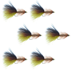 Thin Mint Bead Head Woolly Bugger streamer fly pattern close-up 2
