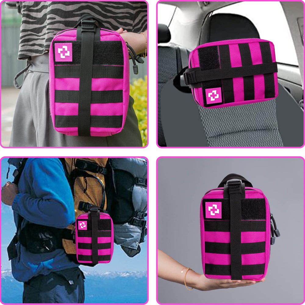ThinkLearn pink survival kit gift-ready packaging appeals to outdoor women.